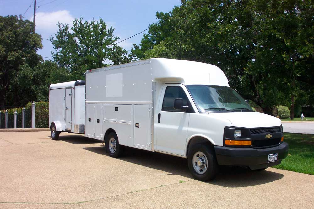 Anubis SceneClean biohazard cleanup van serving the Fort Worth area